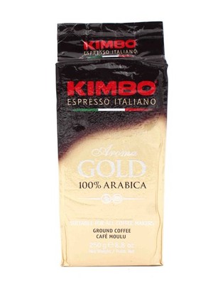 Kimbo Espresso Coffee - GOLD AROMA 100% ARABICA - 250g gemahlen