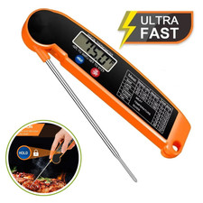 Instant Read Digital Meat Thermometer For Kitchen Food Cooking BBQ Grill Smoker