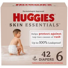 Huggies Skin Essentials Luxury Diapers  - Size 6 - 42ct