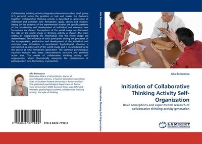 Initiation of Collaborative Thinking Activity Self-Organization Alla Belousova