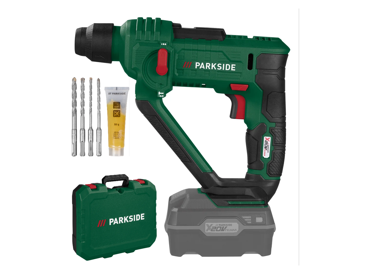 Parkside Cordless Hammer Drill X20TEAM Drill SDS Hammer Drill