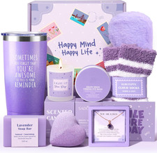 Gift Baskets for Women, 9pcs Unique Happy Birthday Gifts for Women, Best Mothers