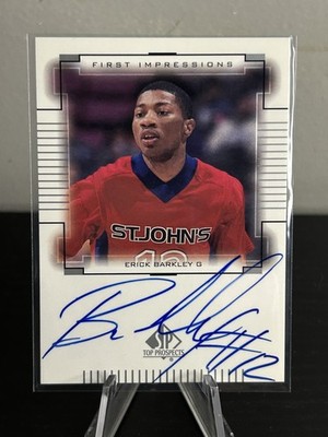 2000 SP Top Prospects #EB Erick Barkley First Impressions Auto
