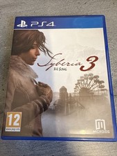 SYBERIA 3 PS4 RARE