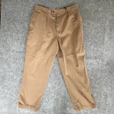 Daniel Cremieux Collection Pants Men 38x30 M 38x29 Brown Pleated