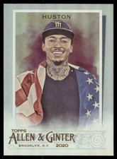 2020 Topps Allen & Ginter Silver Portraits Hot Box Parallel Nyjah Huston #193