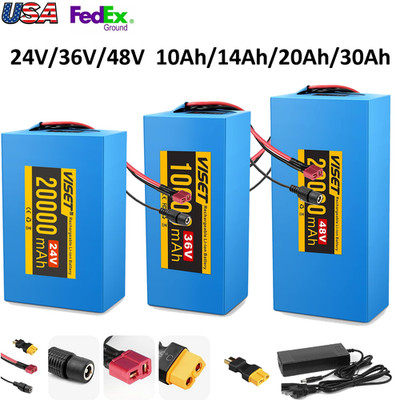24V 36V 48V 10AH/14AH/20AH/30AH Battery for 200W-1000W Electric Bicycle Bike