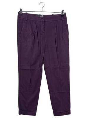 LOVE MOSCHINO Stoffhose Damen Hose Gr. DE 38 lila Casual-Look