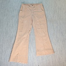 VTG Corduroy Bell Bottoms LIBERTY Tan 70s W30 Bell Flare Hippie Talon Pants RARE