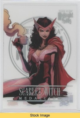 2023 Fleer Ultra Midnight Sons Medallions Acetate Scarlet Witch READ 0v41