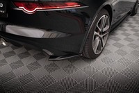 Maxton Design Diffusor Flaps Passend FüR Jaguar F-Type Mk1 Fl Schwarz Hochglanz