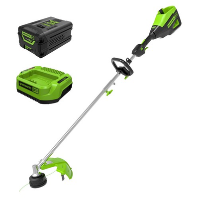 #ad Cordless String Trimmer 60V 16 Brushless 4.0Ah Battery Greenworks Attachment $299.99