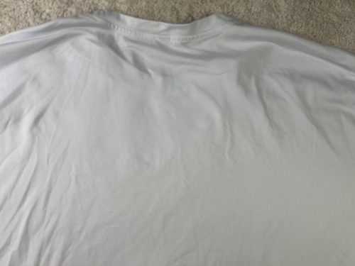 5XL Herren T-Shirt weiß Polyester Rundhals Große Größe leicht - Bild 9 von 10