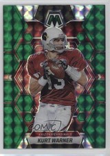 2023 Panini Mosaic Green Mosaic Prizm Kurt Warner #5 HOF 16jj