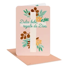 American Greetings Religious Baby Card (Cariños y Oraciones)