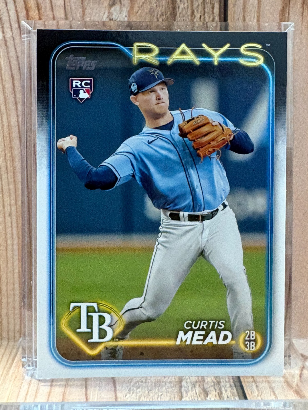 Curtis Mead 2024 Topps #82 Tampa Bay Rays
