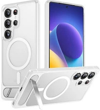 Temdan Magnetic Samsung S25 Ultra Case Stand Military Drop Protect