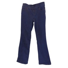 Jag Paley Blue Stretch Pull On Boot Cut Jeans Size 16W Cabincore Casual Weekend