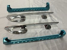 MK Mark III Ice Figure Skate Blades 10-2/3  Made in England w/Guards New Cond