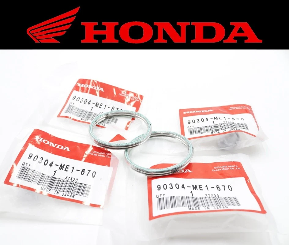 Exhaust Manifold Gasket Repair Set Honda VT1300 VTX1300C/R/S/T, VTX1800C/F/N/R/S - Image 2 of 3