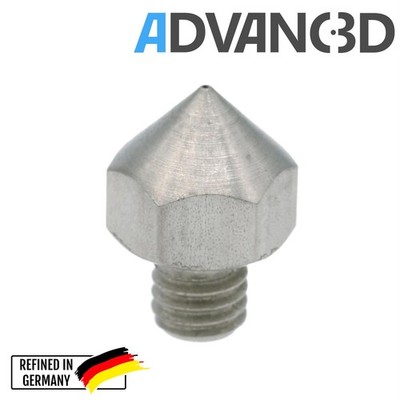 Advanc3D Nozzle für Ultimaker Original aus Edelstahl in 0.4mm für 1.75mm