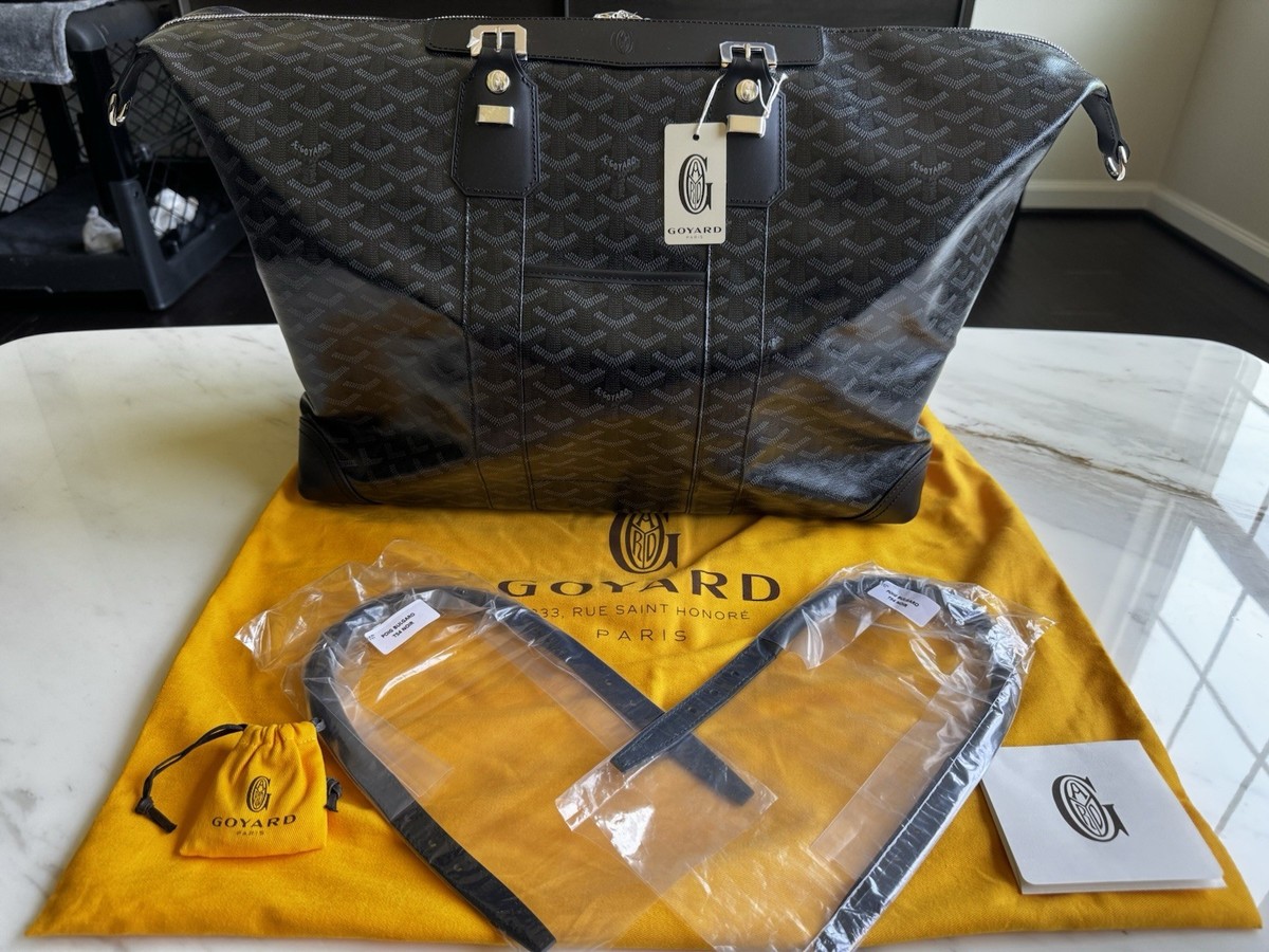 Goyard Bowling 45 Travel Bag Jet Black RARE Exclusive 2024