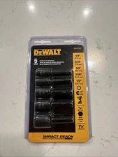 DeWALT Impact Ready 5-Piece Magnetic Nut Driver Bit Set
