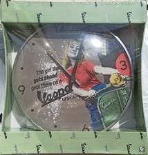 VESPA - Orologio da Parete Grande - cm 32 - Merchandising Ufficiale Vintage