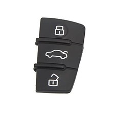 Car Key Remote Control 3 Button Rubber Pad Cover for Audi A4 A6 Q5 Q7