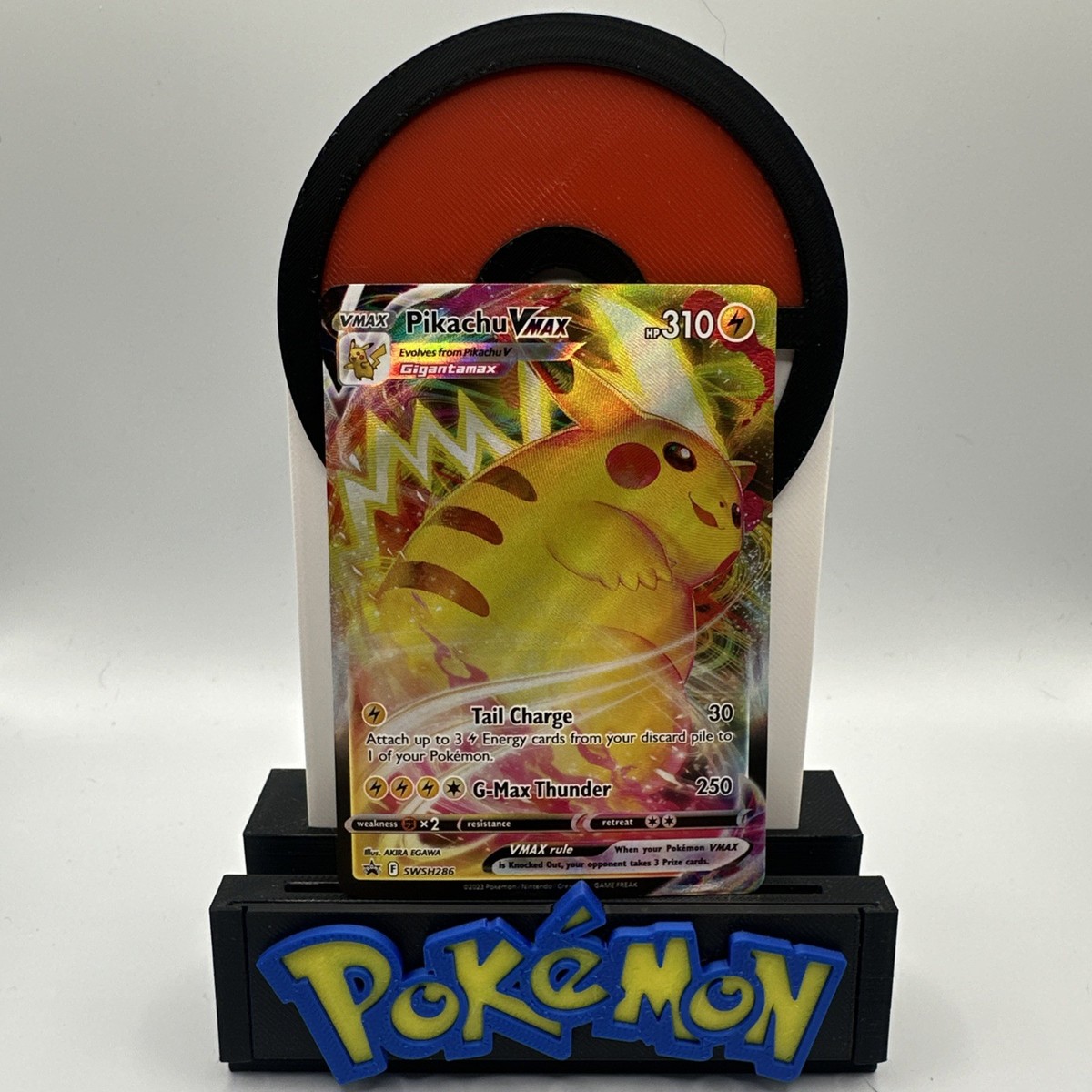 JUMBO Pikachu VMAX Oversized Card SWSH286 Crown Zenith Promo