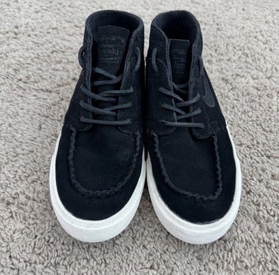 Nike SB Janoski Shoes Mens 5.5 Mid AQ7460 002 Black Suede  display picture 1