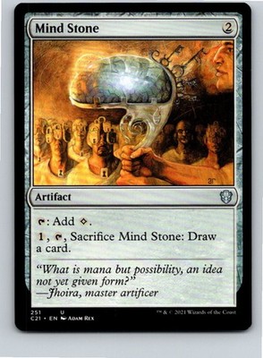 Magic the Gathering Mind Stone Commander 2021 MTG Free Shipping!