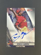 2019 Bowman's Best - Autographs Genesis Cabrera #B19-GC (AU, RC)