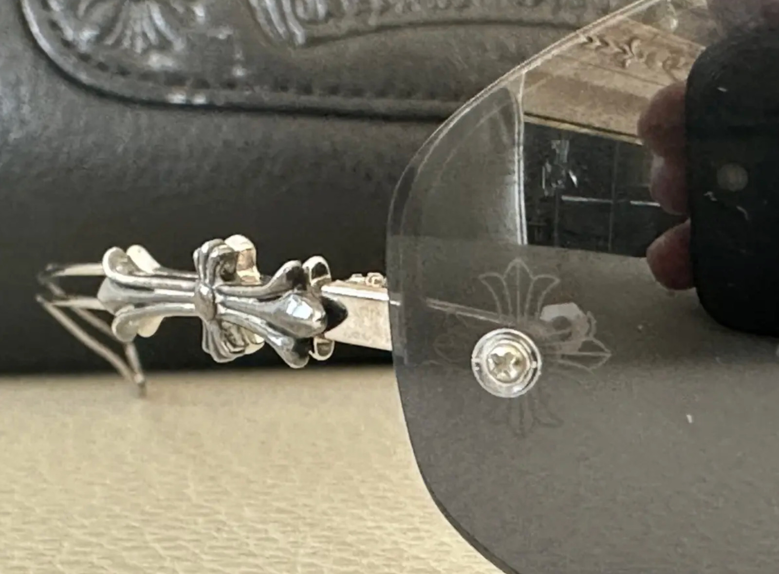 Chrome Hearts Vintage Y2K 2001 Drag Pipe I Sunglasses thumbnail 6