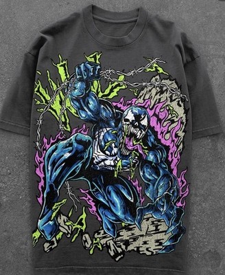 WARREN LOTAS Comic Book Alien Villain Symbiote Venom Tee T-Shirt