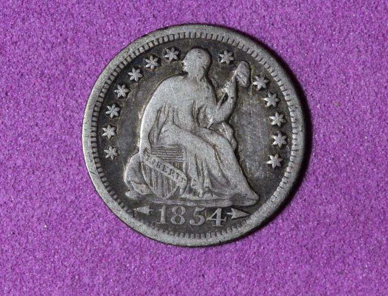 1854-O Seated Liberty Half Dime #P34239
