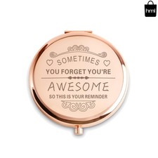 New Best Inspirational Gifts for Women Girls Personalized Compact Mirror, 2025