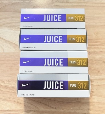 ONE DOZEN Nike JUICE PLUS 312 Golf Balls BRAND NEW UNUSED Numbers 1 2 3 4