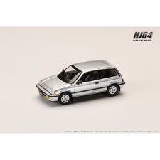Honda Civic AT Late Version 1/64 Silver with Genuine Optional Parts Used