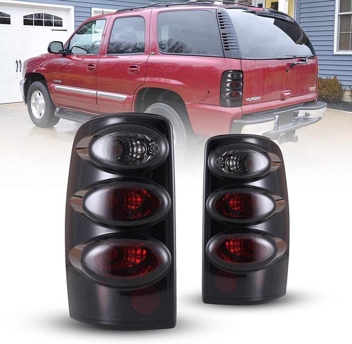 2000-2003 Suburban Tail Light Passenger Side Tail Light For 2000-2003 Chevy Tahoe & Suburban 1500 - Halogen, Right Side Rear Tail Light Assembly - Foto 5