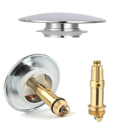 Copper Easy Pop Up Basin Waste Sink Bathroom Push On Clack Plug Bolt - Bathroom Basin Sink Pop Up Plug Copper Easy Pop Up Basin Waste Sink Bathroom Push On Clack Plug Bolt - Bathroom Basin Sink Pop Up Plug