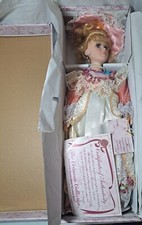 Vintage Fine Porcelain Doll Crimson Collection 8064 W/ Box And Authenticity