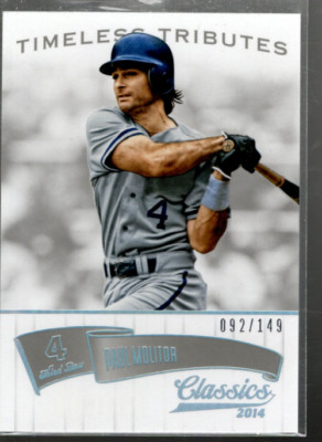 A5575- 2014 Classics Timeless Tributes Silber #104 Paul Molitor / 149 - Nm-Mt
