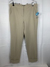 Vince Camuto Womens Beige Khaki Dress Pants ankle size 8 NWT