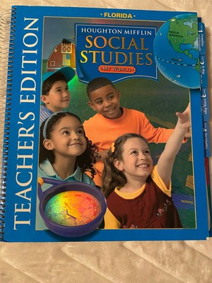 Houghton Mifflin Social Studies " My World " Teachers Edition ( Kindergarten ) | Ebay
