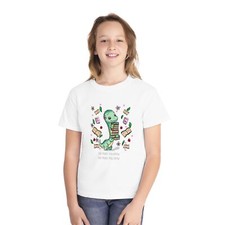 Graphic Youth Tee - Cute Kids Shirt, Youth Graphic T-Shirt, Short Sleeve Top