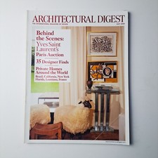 Magazine Architectural Digest July 2009 Yves Saint Laurent Paris