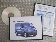 VIVARO OWNER MANUAL CD HANDBOOK  2001 02 03 04 05 06 07 08 09 10 11 12 13 14