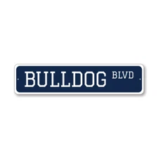 Bulldog Boulevard Butler University Sign