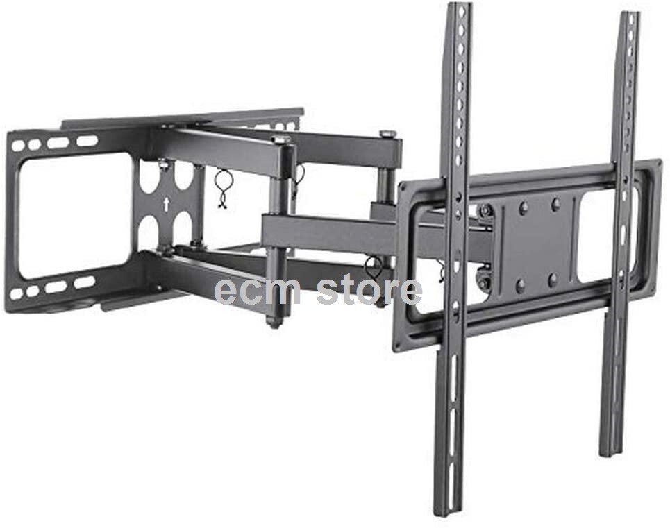 Support TV mural inclinable 106-140 cm METRONIC 451066 bras orientable pour ecran plat